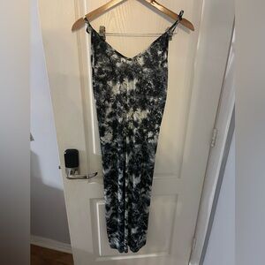 Zara Black and White Maxi Dress